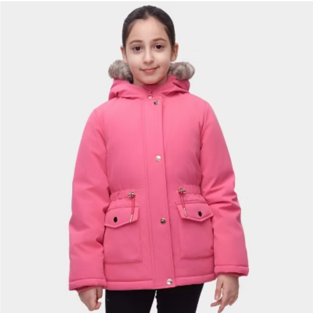 London Fog Pink Kids Parka